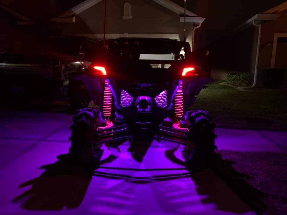 Can AM X3 Rock Light Mounts