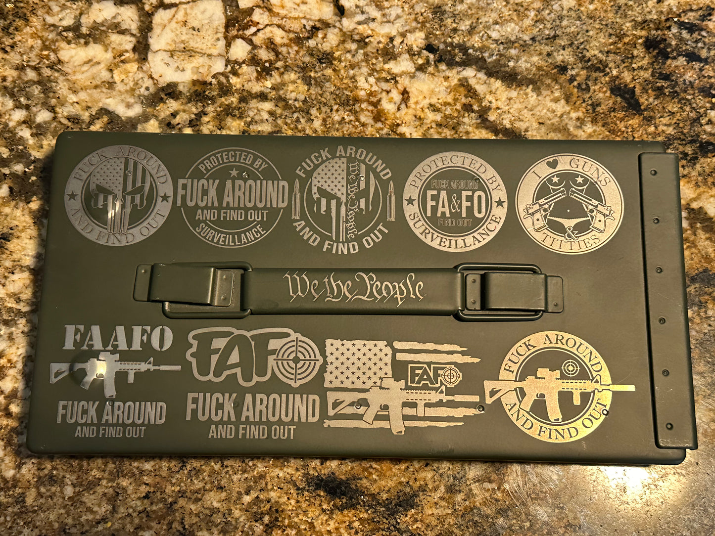 LAZOR ETCHING AMMO BOX