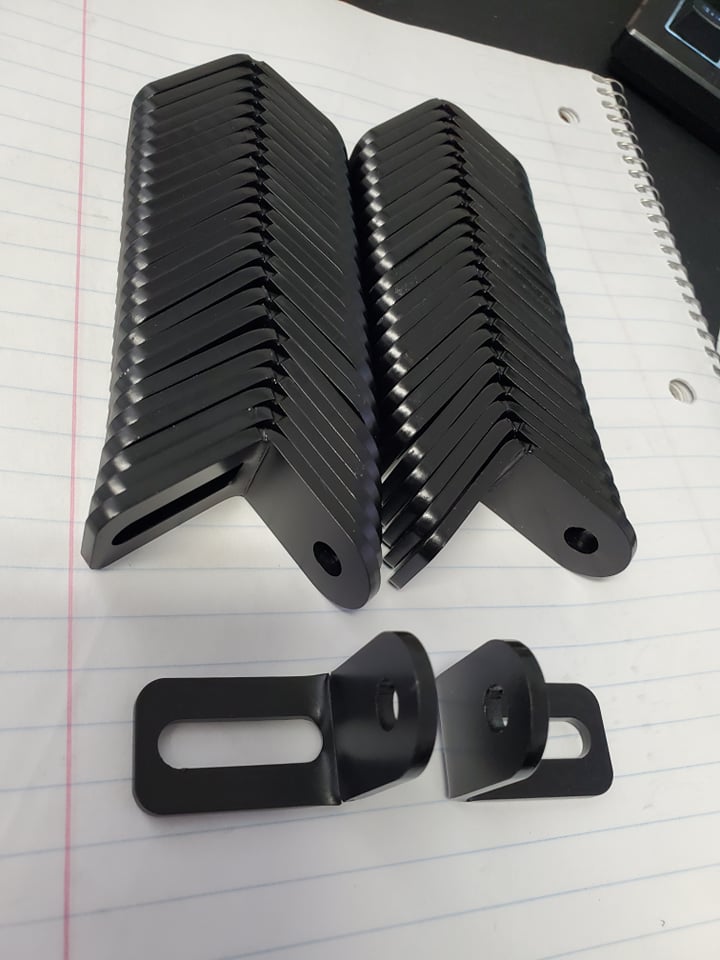 Custom made brackets