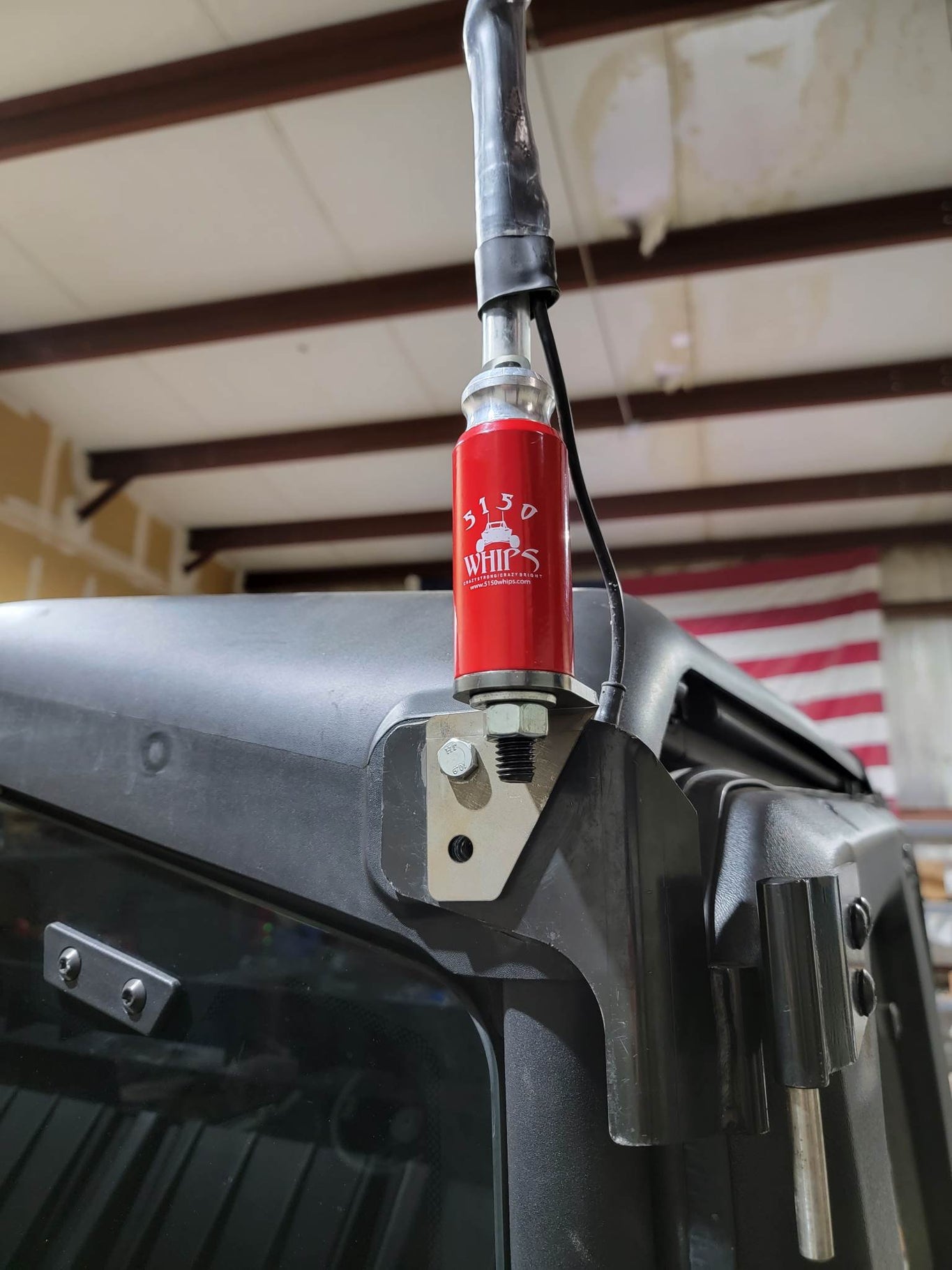 Can Am Defender Whip Mount